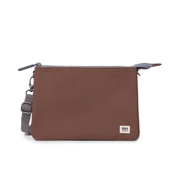 roka london Carnaby Crossbody Bag in Coco