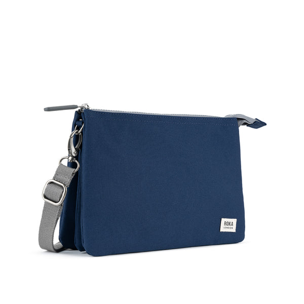 Roka London Carnaby Crossbody Bag In Crisp Blue