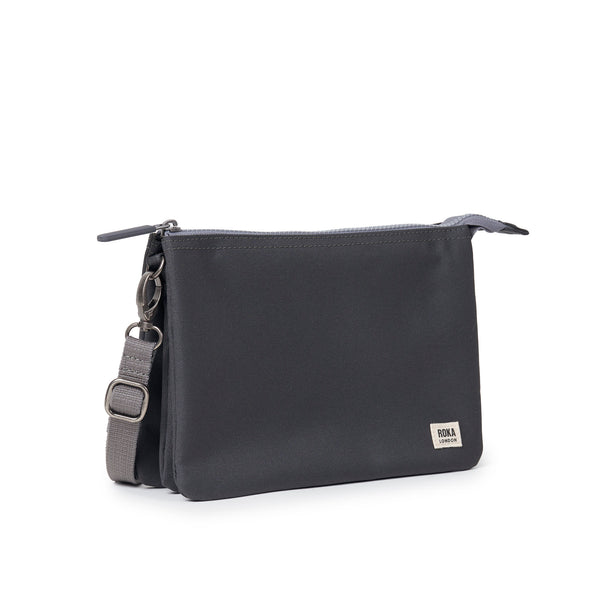 Roka London Carnaby Crossbody Bag In Faded Black