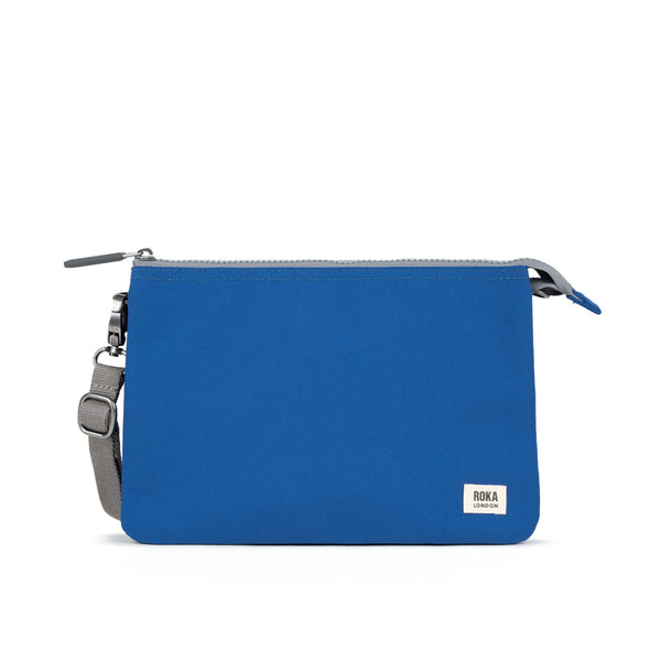roka london Carnaby Crossbody Bag in Galactic Blue