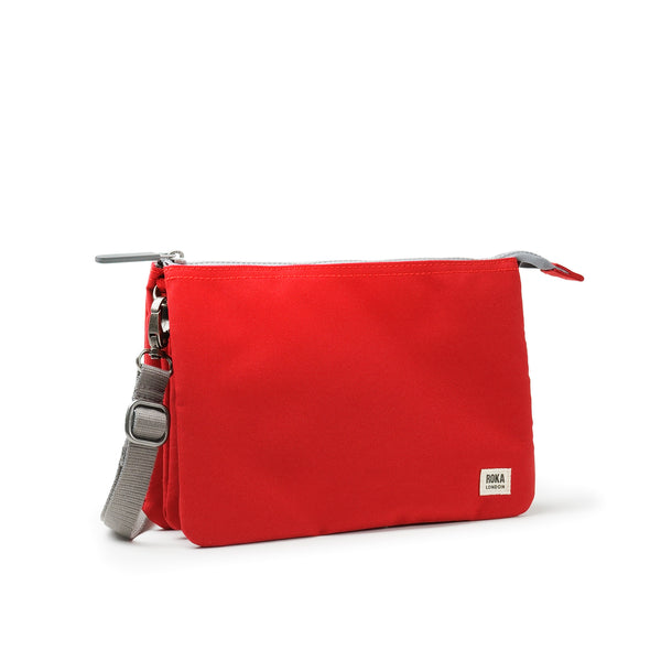 Roka London Carnaby Crossbody Bag In Mars Red
