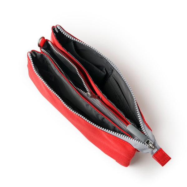 Roka London Carnaby Crossbody Bag In Mars Red