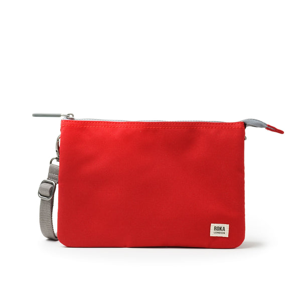 roka london Carnaby Crossbody Bag in Mars Red