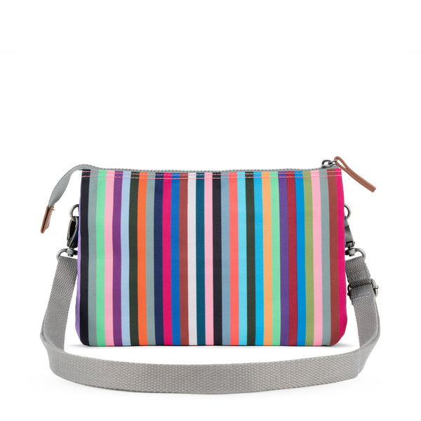 Roka London Carnaby Crossbody Bag In Multi Stripe