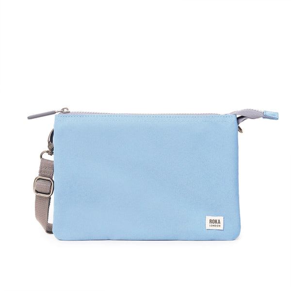 roka london Carnaby Crossbody Bag in Retro Blue
