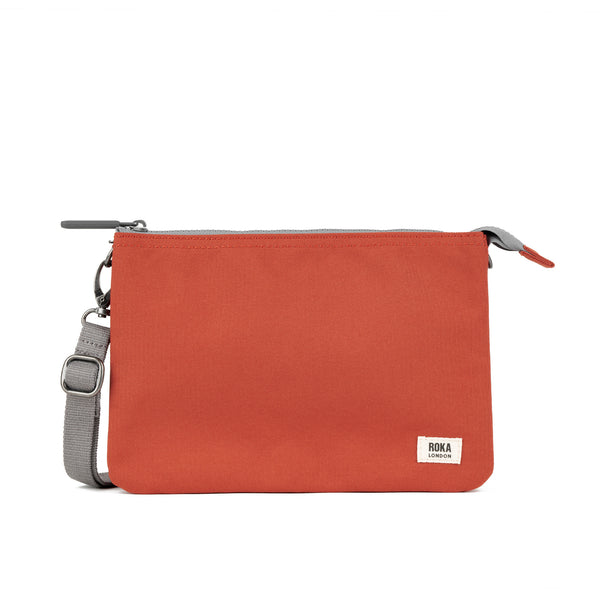 roka london Carnaby Crossbody Bag in Rooibos