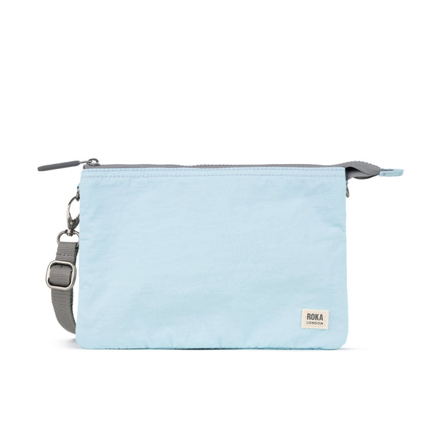 roka london Carnaby Crossbody Bag in Skyway