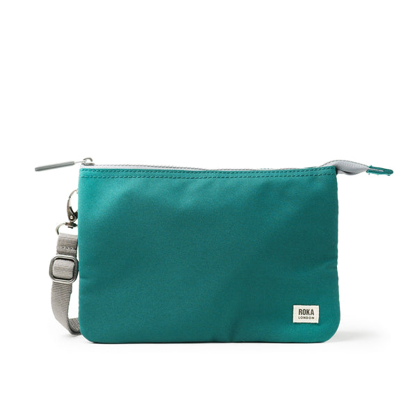 roka london Carnaby Crossbody Bag in Teal
