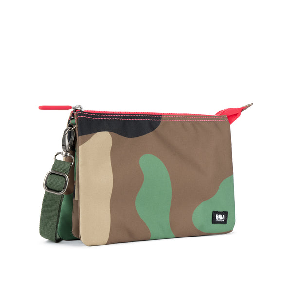 Roka London Carnaby Crossbody Bag In Vintage Camo