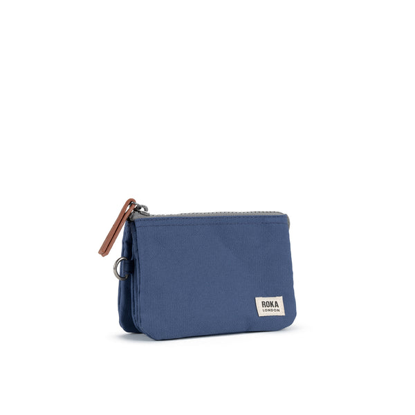 Roka London Carnaby Wallet In Burnt Blue