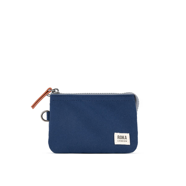 roka london Carnaby Wallet in Crisp Blue