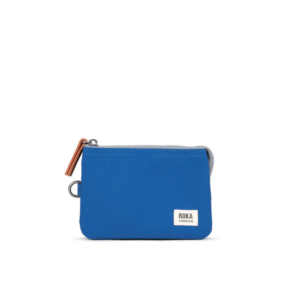 roka london Carnaby Wallet in Galactic Blue
