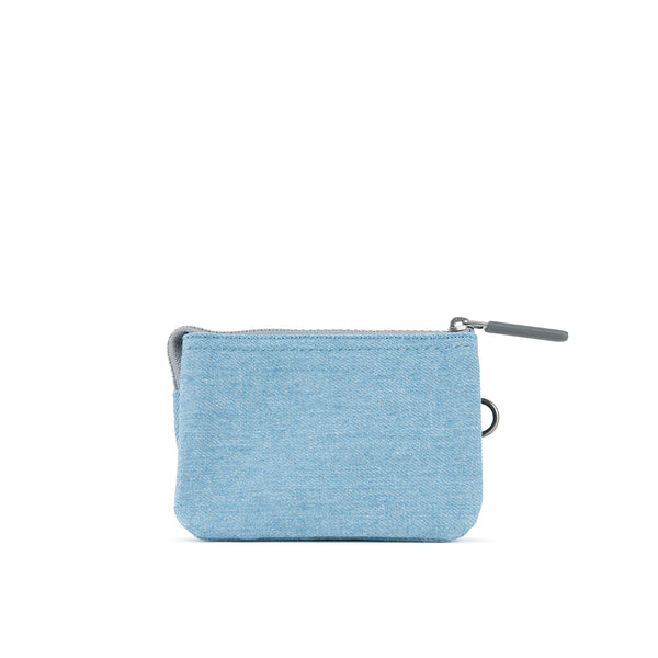 Roka London Carnaby Wallet In Light Denim