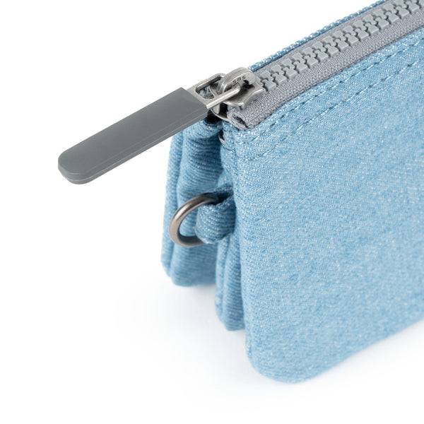Roka London Carnaby Wallet In Light Denim