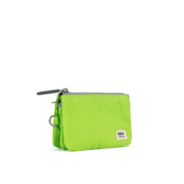 Roka London Carnaby Wallet In Lime