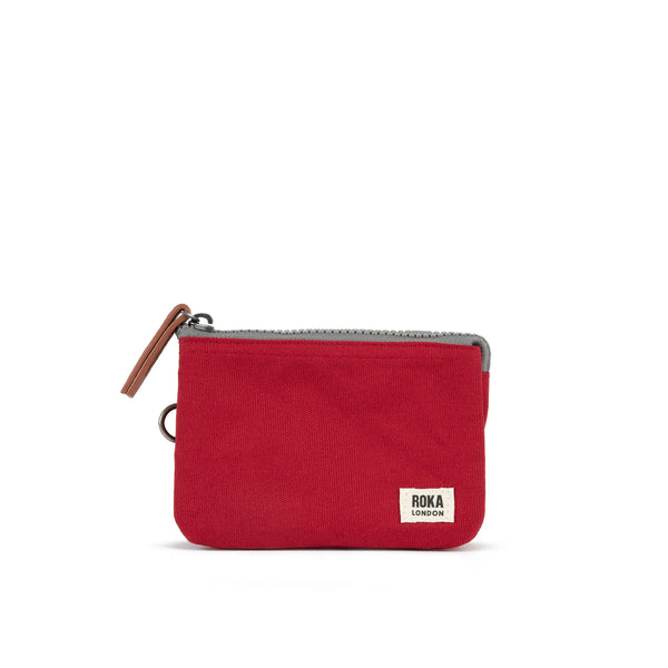 roka london Carnaby Wallet in Mars Red
