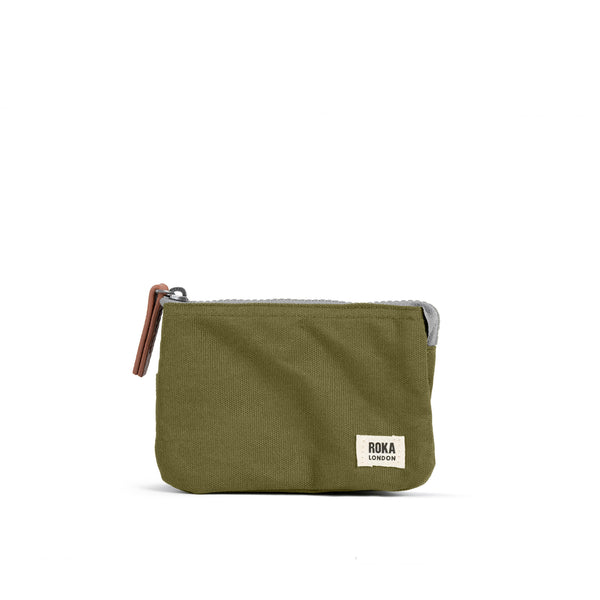 roka london Carnaby Wallet in Moss