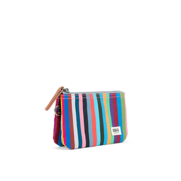 Roka London Carnaby Wallet In Multi Stripe