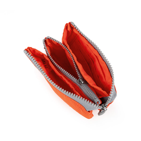 Roka London Carnaby Wallet In Tangerine