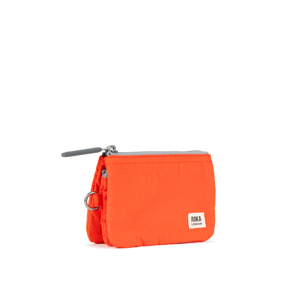 Roka London Carnaby Wallet In Tangerine