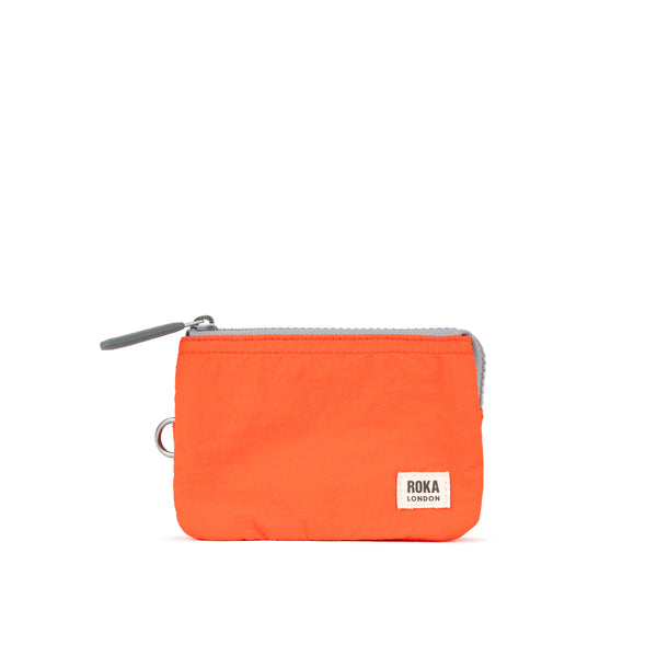 roka london Carnaby Wallet in Tangerine