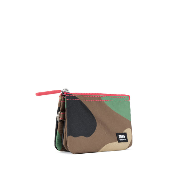 Roka London Carnaby Wallet In Vintage Camo