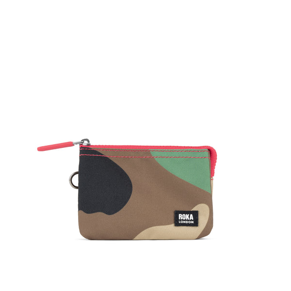 roka london Carnaby Wallet in Vintage Camo