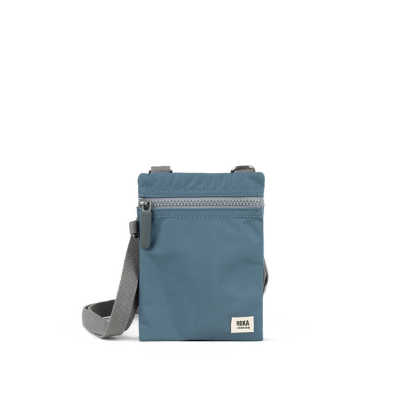 roka london Chelsea Pocket Sling Bag in Airforce