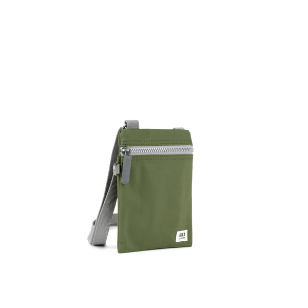 Roka London Chelsea Pocket Sling Bag In Avocado