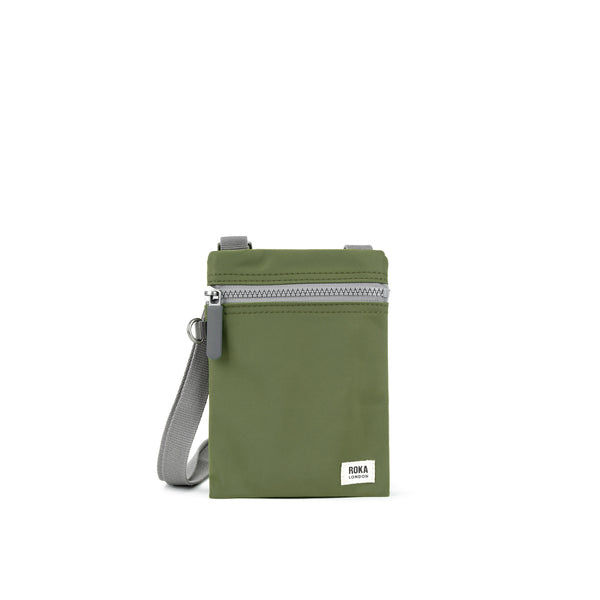 roka london Chelsea Pocket Sling Bag in Avocado
