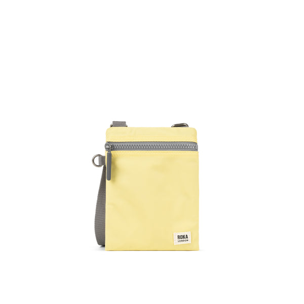 roka london Chelsea Pocket Sling Bag in Citron