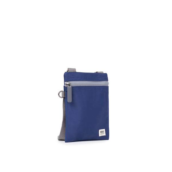 Roka London Chelsea Pocket Sling Bag In Crisp Blue