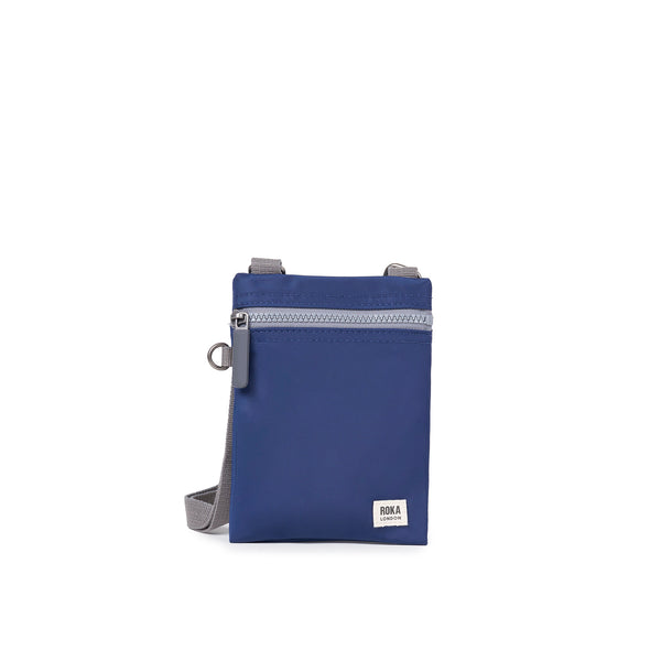 roka london Chelsea Pocket Sling Bag in Crisp Blue