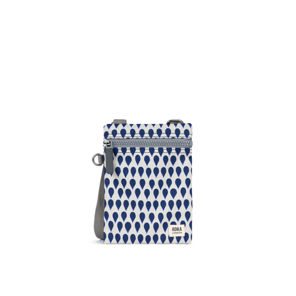 roka london Chelsea Pocket Sling Bag in Denim Rain