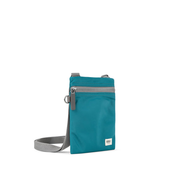 Roka London Chelsea Pocket Sling Bag In Marine