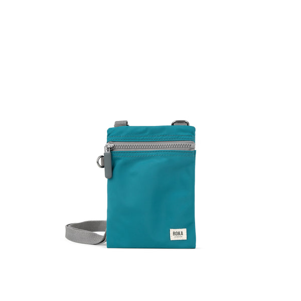 roka london Chelsea Pocket Sling Bag in Marine