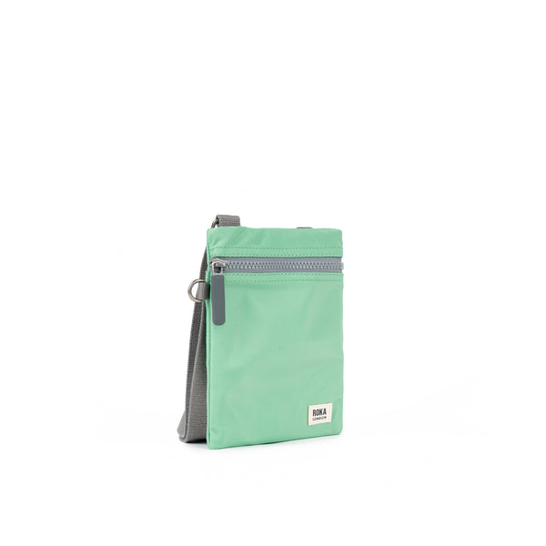 Roka London Chelsea Pocket Sling Bag In Matcha