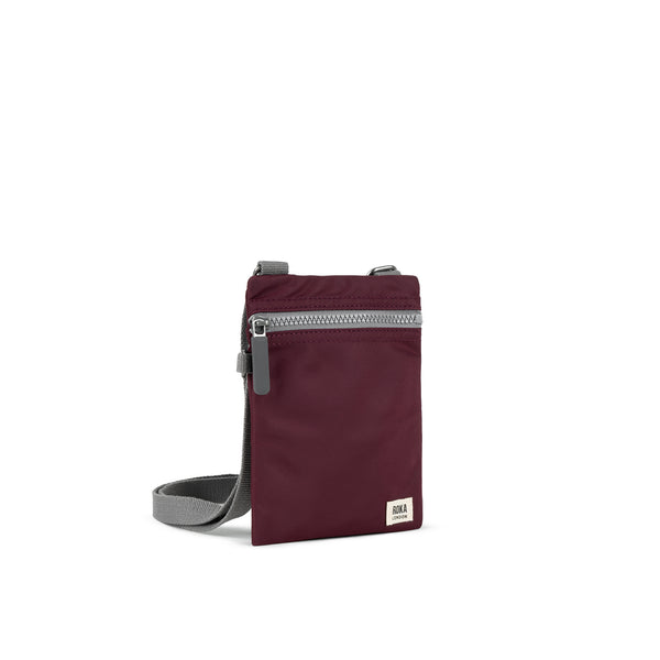 Roka London Chelsea Pocket Sling Bag In Plum