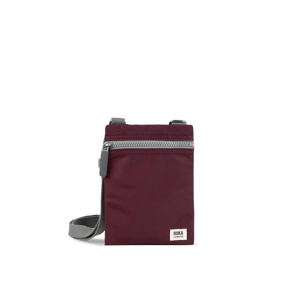 roka london Chelsea Pocket Sling Bag in Plum