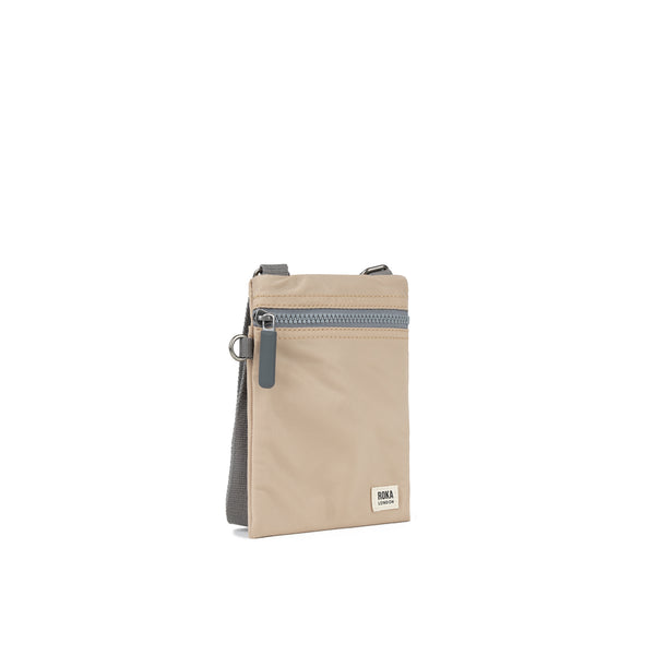 Roka London Chelsea Pocket Sling Bag In Sand