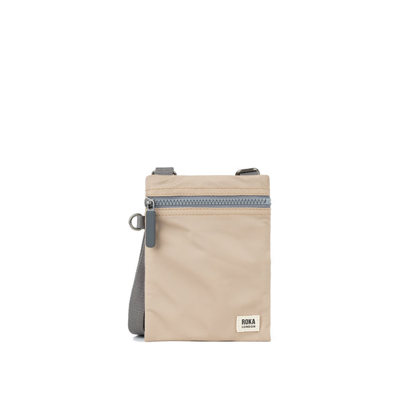 roka london Chelsea Pocket Sling Bag in Sand
