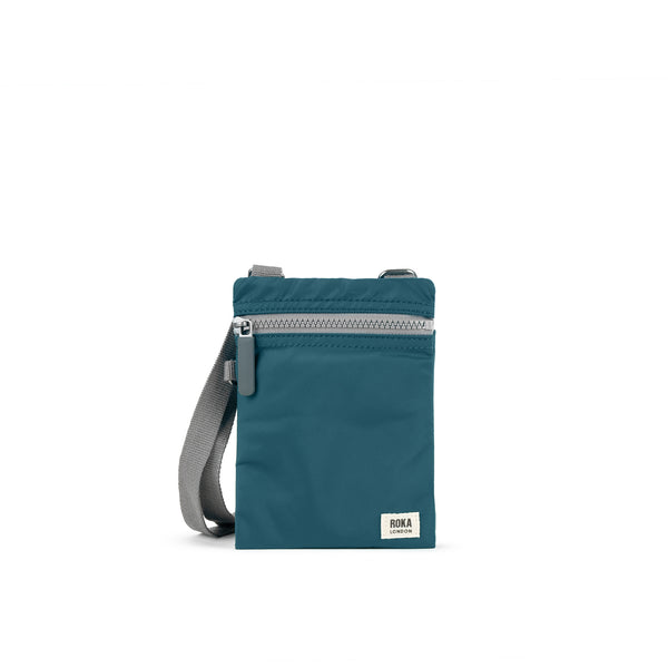 roka london Chelsea Pocket Sling Bag in Teal