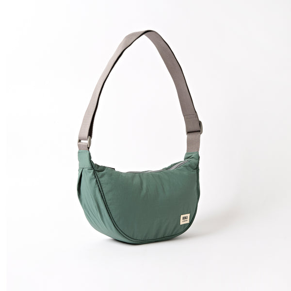 Roka London Farringdon Half Moon Bag In Arctic