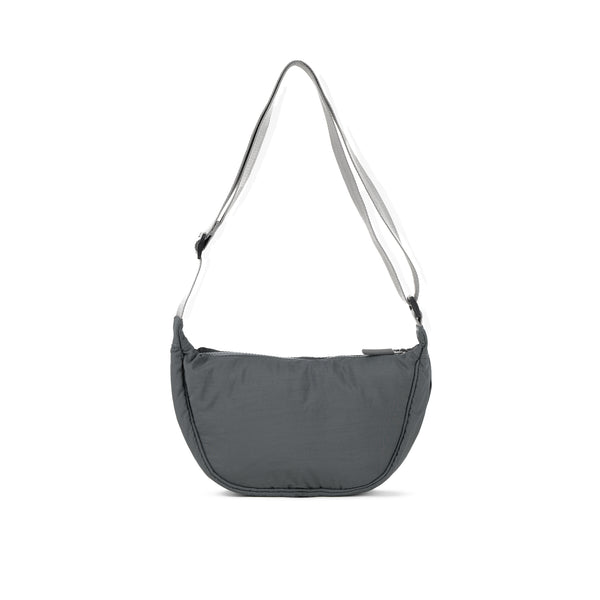 Roka London Farringdon Half Moon Bag In Charcoal