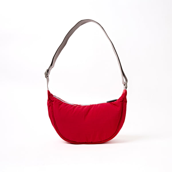 Roka London Farringdon Half Moon Bag In Chilli