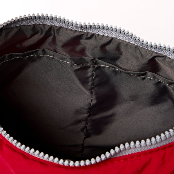 Roka London Farringdon Half Moon Bag In Chilli
