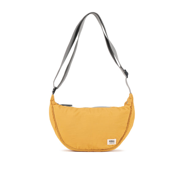 roka london Farringdon Half Moon Bag in Corn