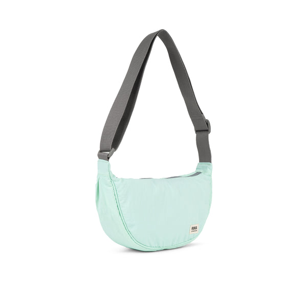 Roka London Farringdon Half Moon Bag In Mint
