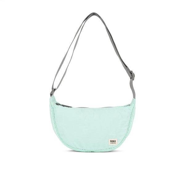 roka london Farringdon Half Moon Bag in Mint