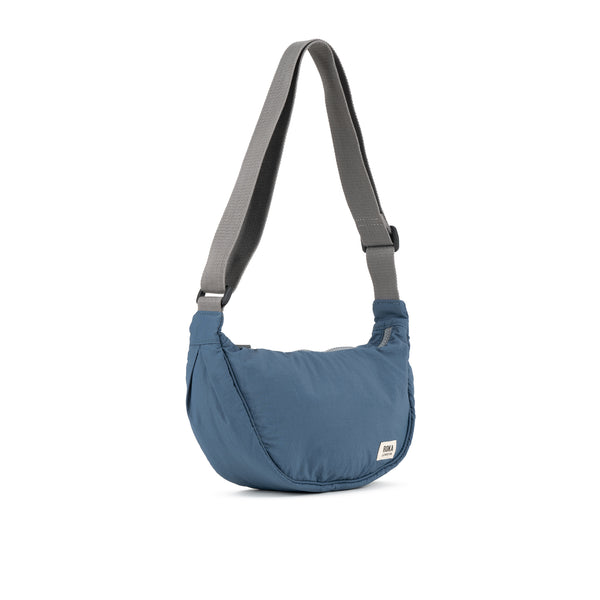 Roka London Farringdon Half Moon Bag In Pacific